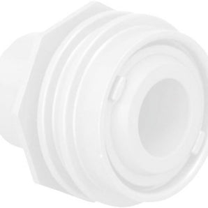 Aquastar Flush Mount Return/Water Barrier Fits 1In Or 1 1/2In Pipe White 301