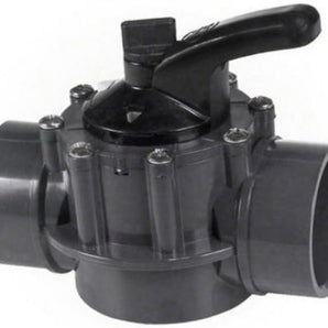 Hayward 2 Port Pvc Diverter Valve 2In Skt 25In Spg Dark Gray PSV2S2DGR
