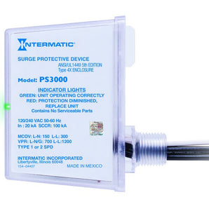 Intermatic 120V 240V Surge Protector 4X Enclosure Pumps Heat Pumps Motors PS3000