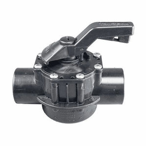 Waterway 15In Cpvc 2 Way Diverter Valve Truseal Black Straight 600-7070-CPVC