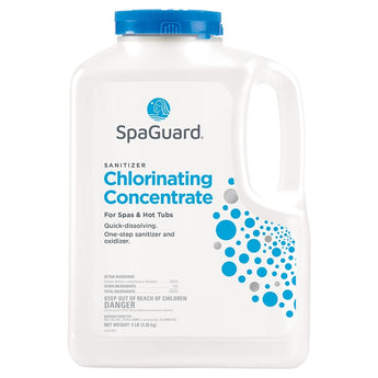 SpaGuard Spa Chlorinating Concentrate, 5 lb, Single, Advanced Spa Water Treatment for Hot Tubs and Spas, Quick Dissolving Oxidizer