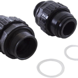 Waterway Bulk Head Fitting Pack Nuts O Rings & Reducer 2 Per Pack 550-4270