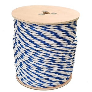 American Granby .5In Poly Rope Per Foot Blue White PR50-3
