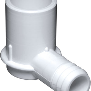 Waterway 411-3490 1" Spigot x 3/4" Barb 90° Adapter