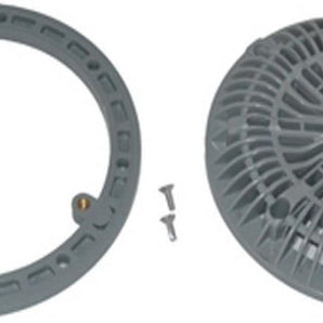 Custom Molded Vinyl Pool Main Drain Ring 8In Anti Vortex Lid Grey 25548-001-000
