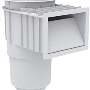 Aquastar Skimmer With Flush Face Float Assy Basket Collor Lid White SKR201