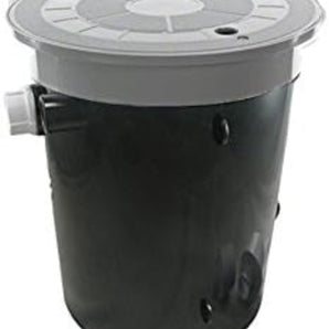 Custom Molded Products Round Lid Auto Leveler Gray Lid & Collar 25504-101-000